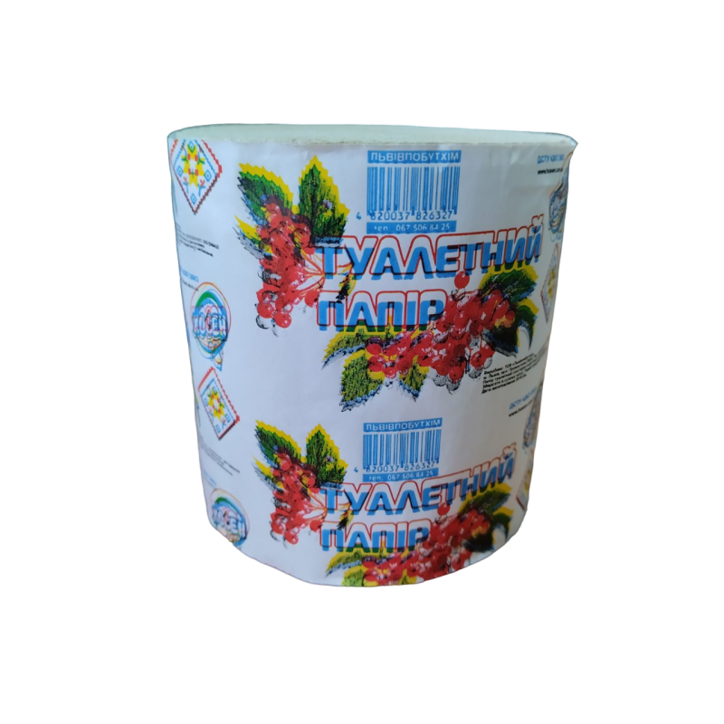 Папір туалетний "Калина" ТМ Хосен